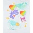 thumbnail image 3 of Hello Kitty and Friends x Care Bears Women's T-Shirt Harmony Bear and Kuromi Glitter Sheen Boyfriend Fit Tee, 3 of 4