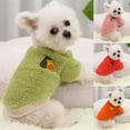 thumbnail image 1 of Dog Sweater, Dog Sweaters for Small Medium Dogs or Cat, Warm Soft Flannel Pet Clothes for Dogs Girl or Boy, Dog Shirt Coat Jacket, 1 of 8