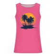 thumbnail image 4 of Awdenio Men's Tank Tops Graphic Tank Tops Crewneck Gym Muscle Beach Hawaii Sleeveless Shirts, 4 of 5