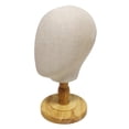 thumbnail image 3 of Table Canvas Making Hat Holder Display Manikin White for Beauty Salon Making   Low Wood, 3 of 7