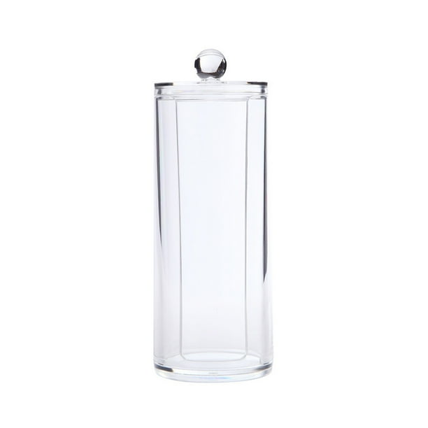 Billuyoard Caja de bastoncillos, estuche para joyas, soporte transparente para el hogar, diseño de tapa a prueba de polvo, dulce regalo, caja de Almacenamiento y organización del hogar Billuyoard HA084053-01B