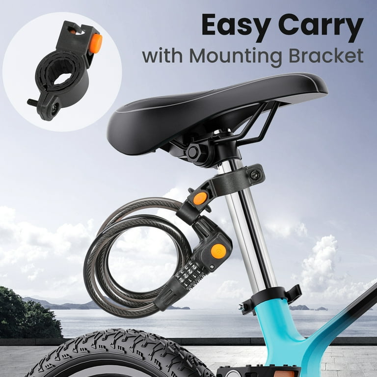 Bike cable hotsell lock mounting bracket