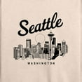 thumbnail image 3 of Instant Message - Seattle Washington - Women's Lightweight French Terry Long Sleeve Shirt, 3 of 6
