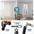 thumbnail image 6 of Urbanest Adjustable Single Curtain Rod Set Julietta Finials – 5/8 -Inch Diameter, With Bronze Rod, 84–120 Inches, 6 of 6