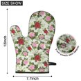 thumbnail image 6 of Pioneer Flower Floral Print Pattern Oven Mitt 2-Pack Set, Heat Resistant Kitchen Gloves, 7.7" X 12", 6 of 6