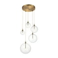thumbnail image 4 of Trade Winds Ethan 5-Light Pendant in Natural Brass, 4 of 5