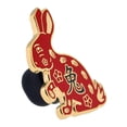 thumbnail image 2 of Chinese Zodiac Enamel Lapel Pin - Year of the Rabbit Lapel Pin, 2 of 3