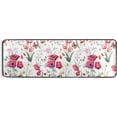 thumbnail image 5 of Dreamtimes Watercolor Pink Flower Hallway Runner Rug 2'x6' Kitchen Rug with Rubber Backing Pink Tulip Floral Non Slip Entryway Rug Runner Washable Soft Area Rug for Hallway Bedroom Kitchen Decor, 5 of 6