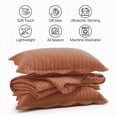 thumbnail image 2 of Ameha 2 Piece Quilt Set Chevron Lightweight Ultrasoft Microfiber Kids Adult Bedding Rust Color Twin, 2 of 9