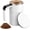 White, variant on Electric Coffee Mug with A Built-In Lcd Thermometer, New Smart Self Mixing Coffee Mug with Lid for Coffees, Milk, Cocoa (Yellow)