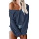 thumbnail image 1 of Jersey ReachMe de punto holgado con hombros descubiertos para mujer, 1 of 4
