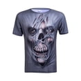 thumbnail image 2 of Skull Horreur Impression 3D Homme Décontracté T-Shirt à Manches Courtes Col Rond T-Shirt Graphique Haut, 2 of 3