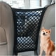 thumbnail image 1 of Barrera de red para coche para perros, barrera para mascotas con organizador de malla de seguridad para bebé, bolsa de almacenamiento elástica universal para coches, SUV, fácil instalación, divisor, 1 of 8
