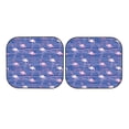 thumbnail image 7 of Balery 2 Piece Flamingo Car Windshield Sun Shade|Foldable Front Windshield Shade for Car Front Window for Most Sedans SUV Truck-Medium, 7 of 7