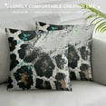 thumbnail image 3 of Creowell  Throw Pillow Covers, Cowhide and Leopard Mix Print Home Decor Pillow Cases, Sofa Cushion Couch Sofa Pillowcases Decorative White, 3 of 5