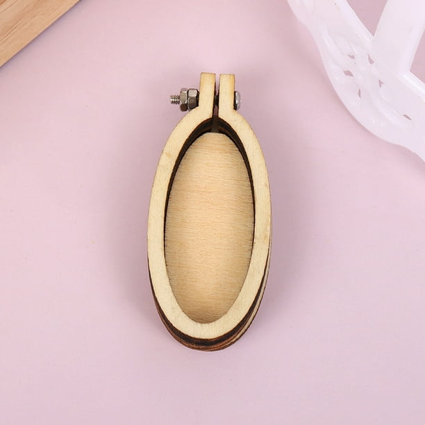 Mini bordado, bordado elástico, bastidor de bordado circular, colgante de madera, joyería, colgante de bordado hecho a mano, manualidades de bricolaje