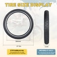 thumbnail image 4 of Zukka 27.5x2.2 Inch Mountain Bike Tire with Inner Tube - Foldable, Puncture Resistant, All Terrain MTB Replacement Tire for E-Bike Off-Road Cycling, 4 of 8