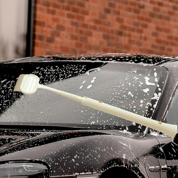 Car Side Mirror Squeegee, Retractable Wing Mirror Wiper Cleaner