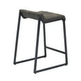 thumbnail image 3 of Vendara Top Grain Leather Bar or Counter Stool Burboun Brown Counter Height,Bar Height,Counter height, 3 of 5