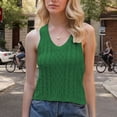 thumbnail image 4 of Dxzfnsa Womens Tank Tops 2026 Sleeveless V Neck Ruched Spring Summer Tee Shirts Basic Outfits Trendy Clothes S-2XL, 4 of 4