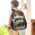 thumbnail image 7 of PVC Transparent Backpacks Clear Backpack for Travel and Outings Green-clad Snowman, 7 of 7