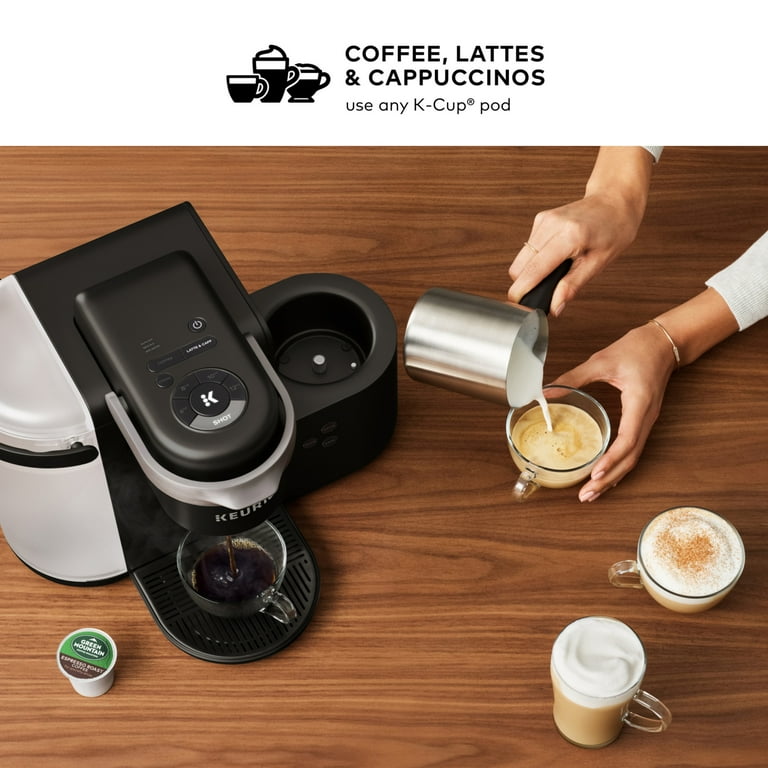Keurig K Cafe Single Serve K Cup Coffee Maker Latte Maker and Cappuccino Maker Dark Charcoal