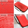 thumbnail image 6 of TNP Products Nintendo Switch Travel Case - Portable Travel Carry Hard Shell EVA Material Pouch Traveler Deluxe Cover with Strap Handle for Switch Console, Joy Con Controller, Game Card Holders Accessories (Red), 6 of 7