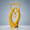 Couple01-yellow, variant on Cupid-red Cupid Statue Flocked Sculpture Romantic Love Decor