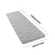 thumbnail image 3 of Alfombra de baño (1 unidad), antideslizante, 150 x 50 cm, absorbente, lavable, gruesa y suave, para ducha (gris)., 3 of 9