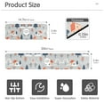 thumbnail image 3 of Yayeee Faucet Mat for Kitchen Sink 14.7" Diatomite Long Splash Guard Pad, Gray Cartoon Houses, 3 of 7