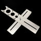 thumbnail image 4 of Universal Adjustable Stainless Steel Tile Hole Locator Ruler for Drill Punch Measuring, 4 of 5