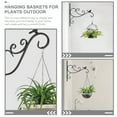 thumbnail image 3 of unbranded 1Jgo Gancho De Hierro Para Plantas En Pared Negro Para Jardín Y Hogar, 3 of 8