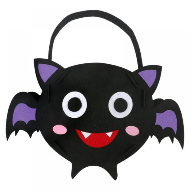 Halloween Candy Bag, DIY Handmade Children Pumpkin Bag Cartoon Animals  Handbag for Kids 
