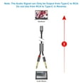 thumbnail image 5 of J&D 3.3ft USB-C to Dual 6.35mm Stereo Splitter Y Cable – Compatible with Smartphones, Tablets, Laptops, Amps, 5 of 8