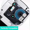 thumbnail image 3 of 6 Pcs Label Tape Replacement Set Compatible with 12mm x 7M Label Tape Replacement Label Machine Rib, 3 of 5