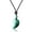Malachite, variant on COAI Sodalite Healing Stone Magatama Amulet Pendant Necklace