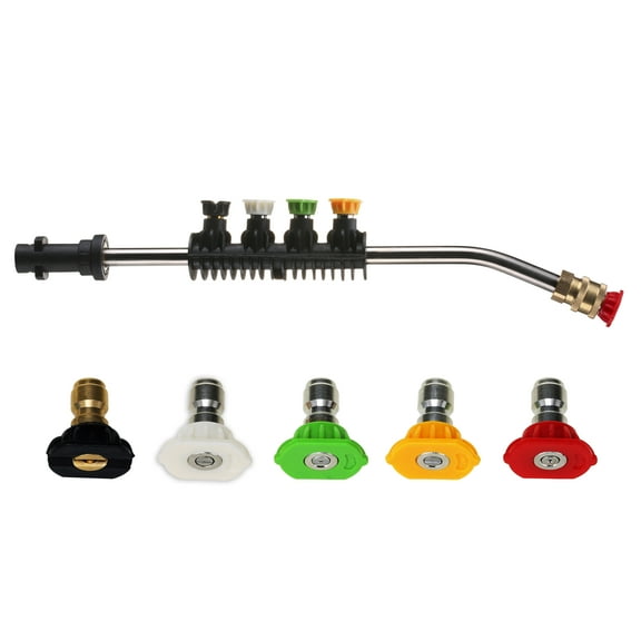 M MINGLE Pressure Washer Wand Extension with Adapter, Replacement Lance, 15 inch