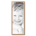 thumbnail image 2 of ArtToFrames 10x27" Gold And Stained Brown Picture Frame, Gold Wood Poster Frame, with Regular Acrylic and 2 (FBPL-4766), 2 of 7