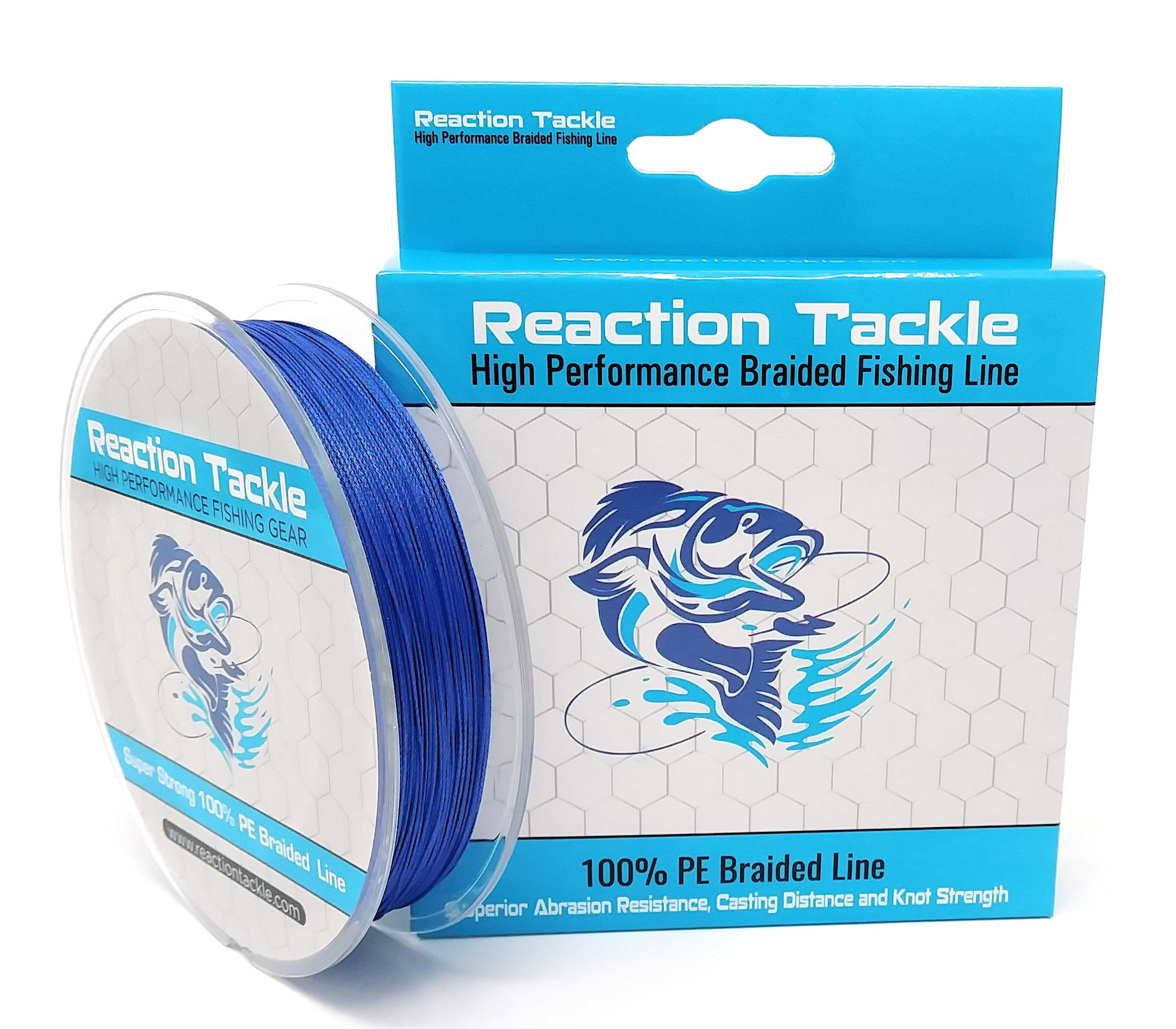 Reaction Tackle Braided Fishing Line- Various Sizes and Colors - Lacadives