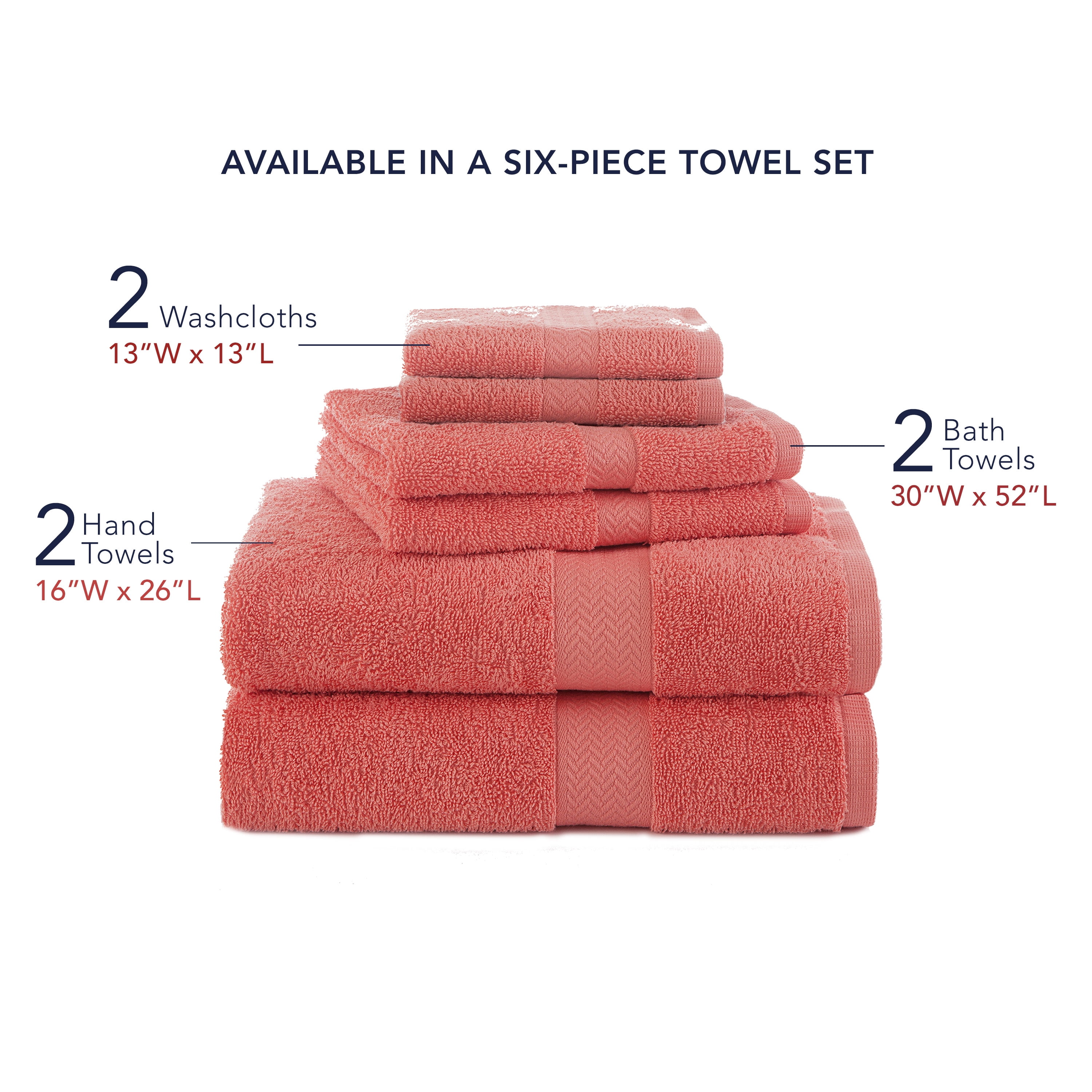Luxury Hotel & Spa Mrs and Mr Six Piece Towel Set Wedding Engagement Anniversary Gift, Size: Six Piece Towel - Mrs and MR, White