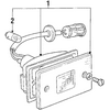Genuine OE Jaguar Marker Lamp Assembly - DBC6449