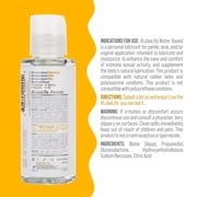 LUBELIFE Travel Size Water-Based Lubricant For Sex, Non-Staining and Easy Clean Personal Lube, Toy-Safe, 2 fl oz, 3 Pack