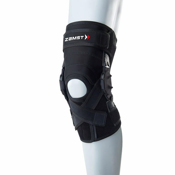 Zamst ZK-X Sports Knee Brace With Metal Hinges Protecting the Knee Ligaments For Moderate Sprains Of the ACL, MCL, LCL-for Basketball, Volleyball, Soccer, Football, Lacrosse, Ice