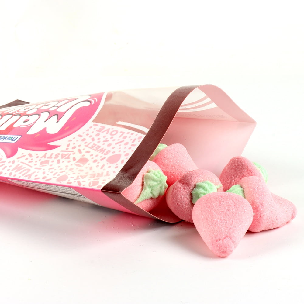 (3 pack) Frankford Mallolicious Strawberry Marshmallow with Chocolaty Fill 5.5oz Bag