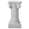 thumbnail image 2 of Decorative Modern Fiberglass White Plinth Roman Style Column Ionic Pedestal Vase Stand for Wedding, Living Room, or, 2 of 10
