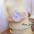 thumbnail image 2 of BS New Chain Watch Small Chain Starry Sky Women's Watch Full of Diamonds Quartz Watch Fashion, 2 of 6
