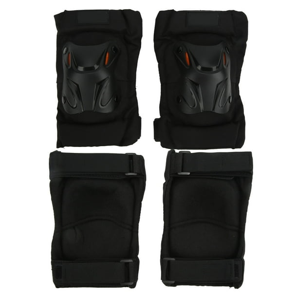Protector De Codo Para Motocicleta, 2 Piezas, Equipo De Seguridad De Conducción Protector Negro De Tamaño Libre, Unisex Para Monopatín Para Scooter