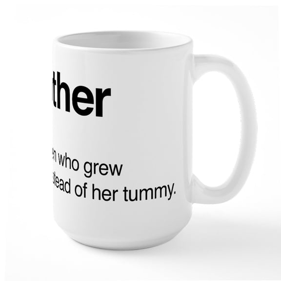 CafePress - Stepmother Large Mug - 15 oz Ceramic Large White Novelty Mug