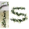 thumbnail image 2 of 69 cabezas Artificial Rose Home Outdoor Decoración de blanco Gloria Boda en casa de Rose Vine, 2 of 9