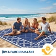 thumbnail image 3 of Outdoor Rug – Waterproof Reversible Plastic Straw Mat – UV-Resistant, Washable & Non-Shedding – Deck, Porch, Balcony, Backyard, Camping & RV, 3 of 7